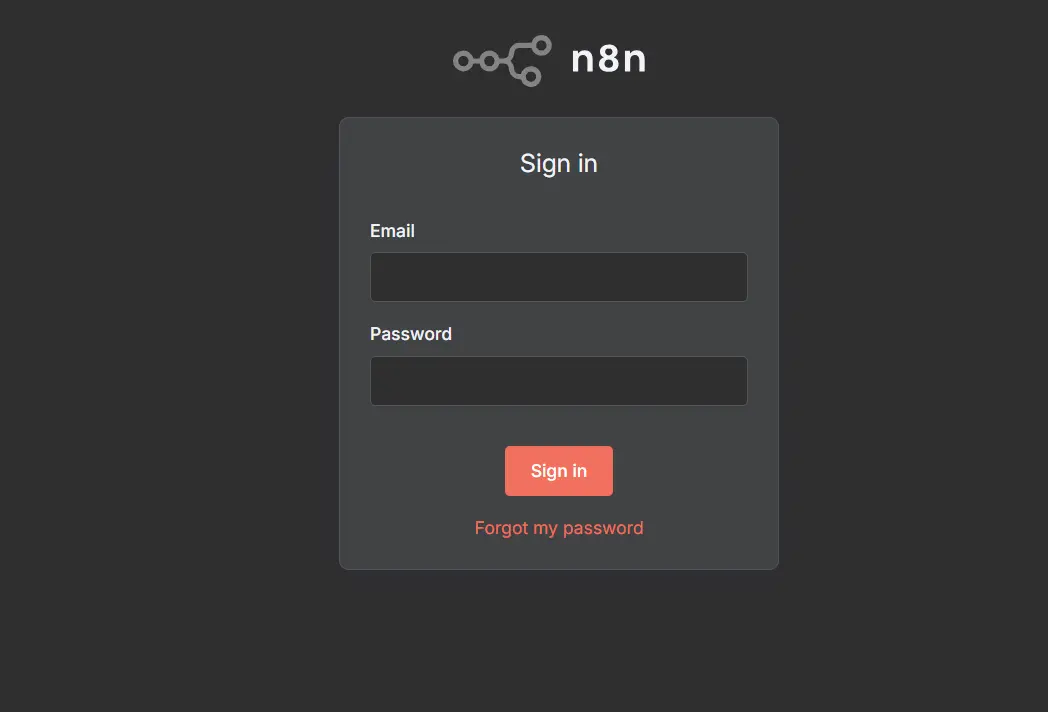 n8n login